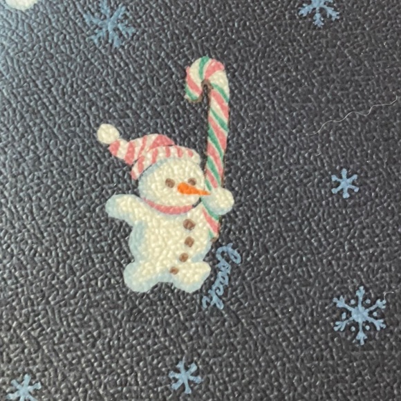 ☃️ COACH ZIP TOP TOTE WITH SNOWMAN PRINT ☃️ - Picture 14 of 16